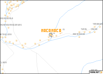 map of Macamaca