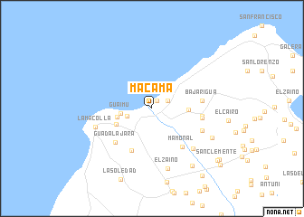 map of Macama