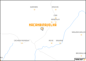 map of Macambira Velha