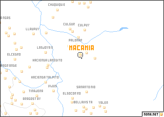 map of Macamia