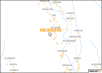 map of Macandene