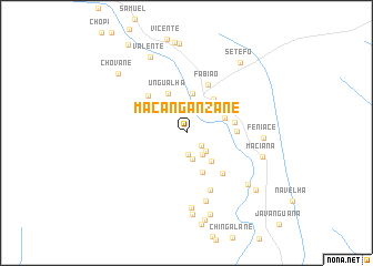 map of Macanganzane