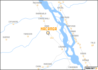 map of Macanga