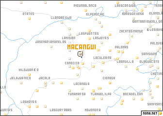 map of Macanguí