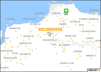 map of Macarapana