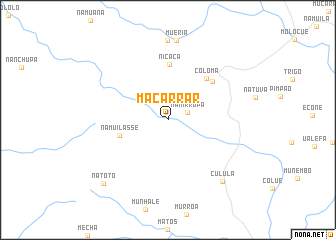 map of Macarrar