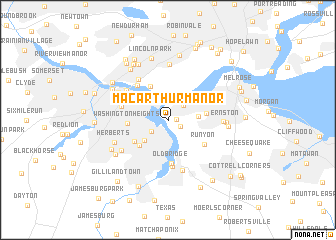 map of MacArthur Manor