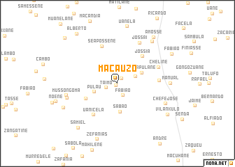 map of Macauzo