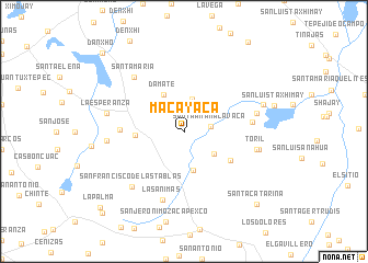 map of Macayaca