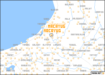 map of Macayug