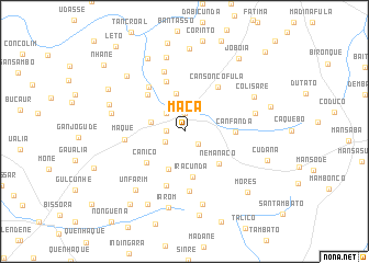 map of Maca