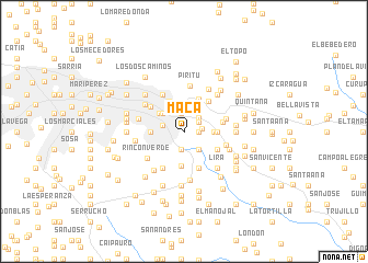 map of Maca