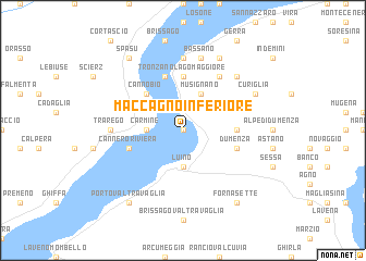 map of Maccagno Inferiore