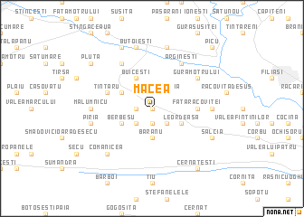 map of Macea