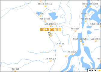 map of Macedonia