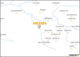 map of Macedos