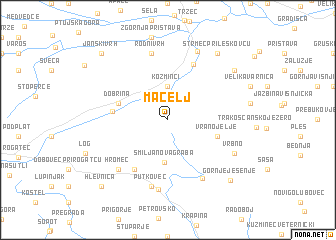 map of Macelj