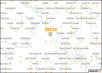 map of Macew