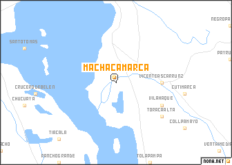 map of Machacamarca