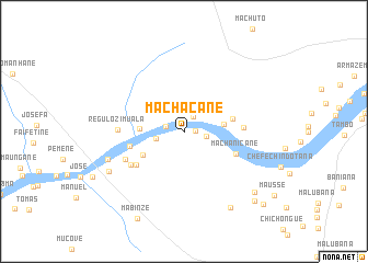 map of Machacane