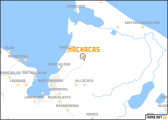map of Machacas