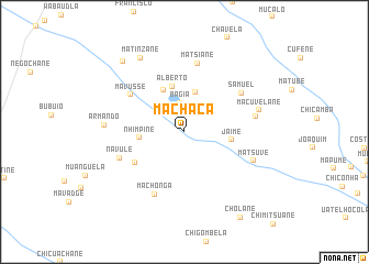 map of Macháca