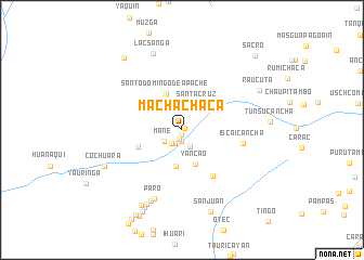 map of Machachaca