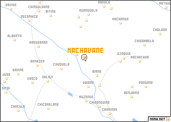 map of Machavane