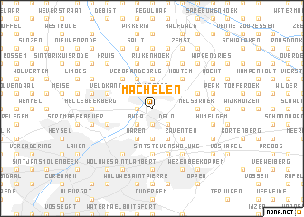 map of Machelen