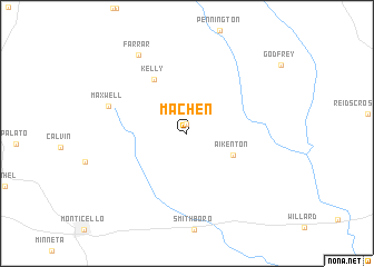map of Machen