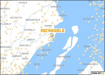 map of Māchhīwāla