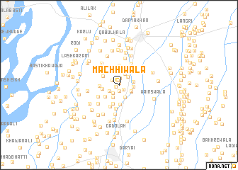 map of Machhīwāla