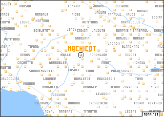 map of Machicot