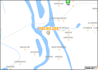 map of Machicure