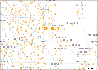 map of Machīwāla