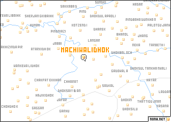 map of Māchīwāli Dhok