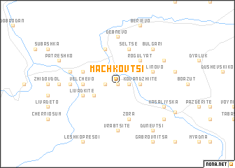 map of Machkovtsi