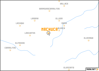 map of Machuca