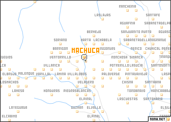 map of Machuca