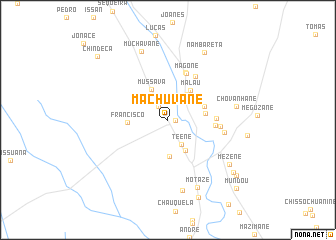 map of Machuvane