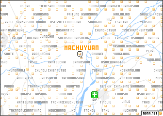 map of Ma-chu-yüan