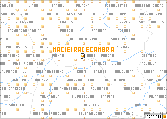 map of Macieira de Cambra