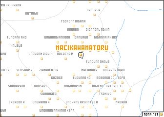 map of Macikawa Matoru