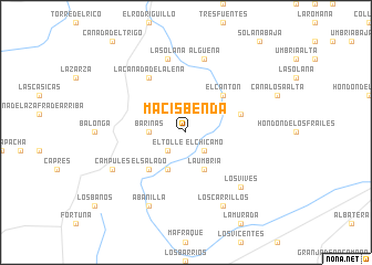 map of Macisbenda