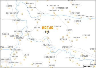 map of Maćja