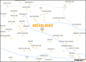 map of Maçkalaşen