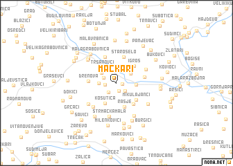 map of Mačkari