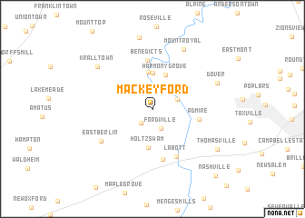 map of Mackey Ford