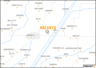 map of Mackeys