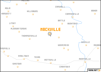 map of Mackville